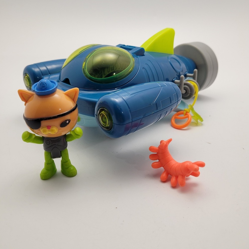 Octonauts Gup-Q Undersea Blue Shark Exploration Vehicle Toy & Kwazii